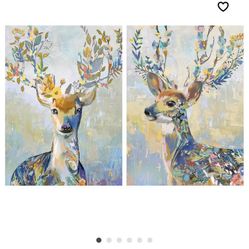 Deer Picture on the Wall