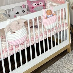 White Baby Crib – Like New, Barely Used