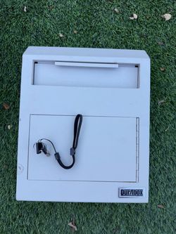 Durabox W500 Steel Locking Drop Box / Wall-Mount Mailbox – With Keys