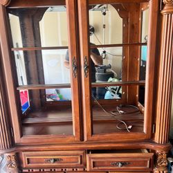 Furniture. With Glass shelves.