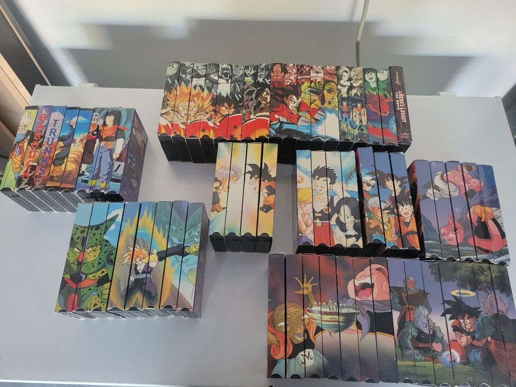 Dragon Ball Z VHS TAPE COMPLETE Sets Dragon Ball Z, Frieza, Cell, Majin Buu Saga
