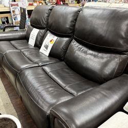 Leather Sofa Recliner New 