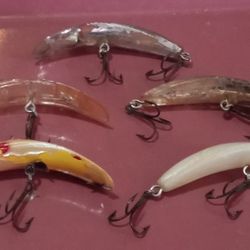 Vintage FlatFish M2 Fishing Lures