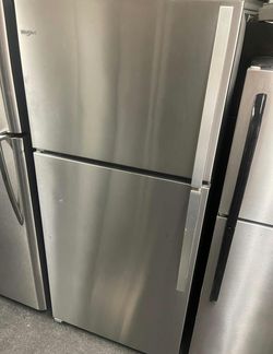 Whirlpool Top Mount Refrigerator Stainless Steel