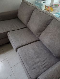 L shaped sofa