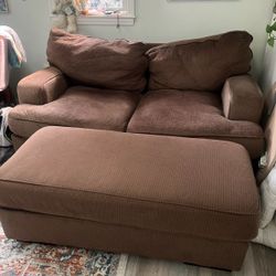 Sofa with Ottoman 