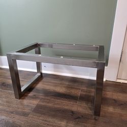 20th Century Square Chrome Coffee Table
