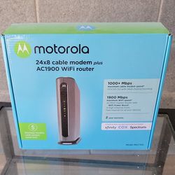 Motorola Cable Modem And WiFi Router