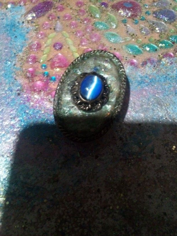 Antique Mexican Silver Pill Box Stamped On Bottom