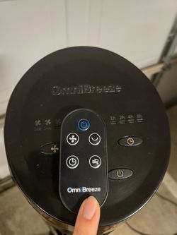 OmniBreeze Oscillating Tower Fan w/ Remote