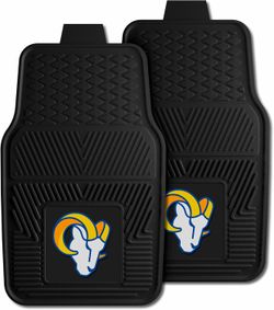 LA Rams front rubber mats