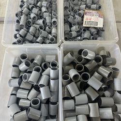 LOT** Plastic Conduit Couplings & Terminal Adapters