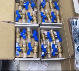 Copper Gas Ball Valve T - Handle
