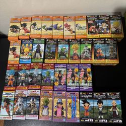 Wcf Mini Dragon Ball Figures 