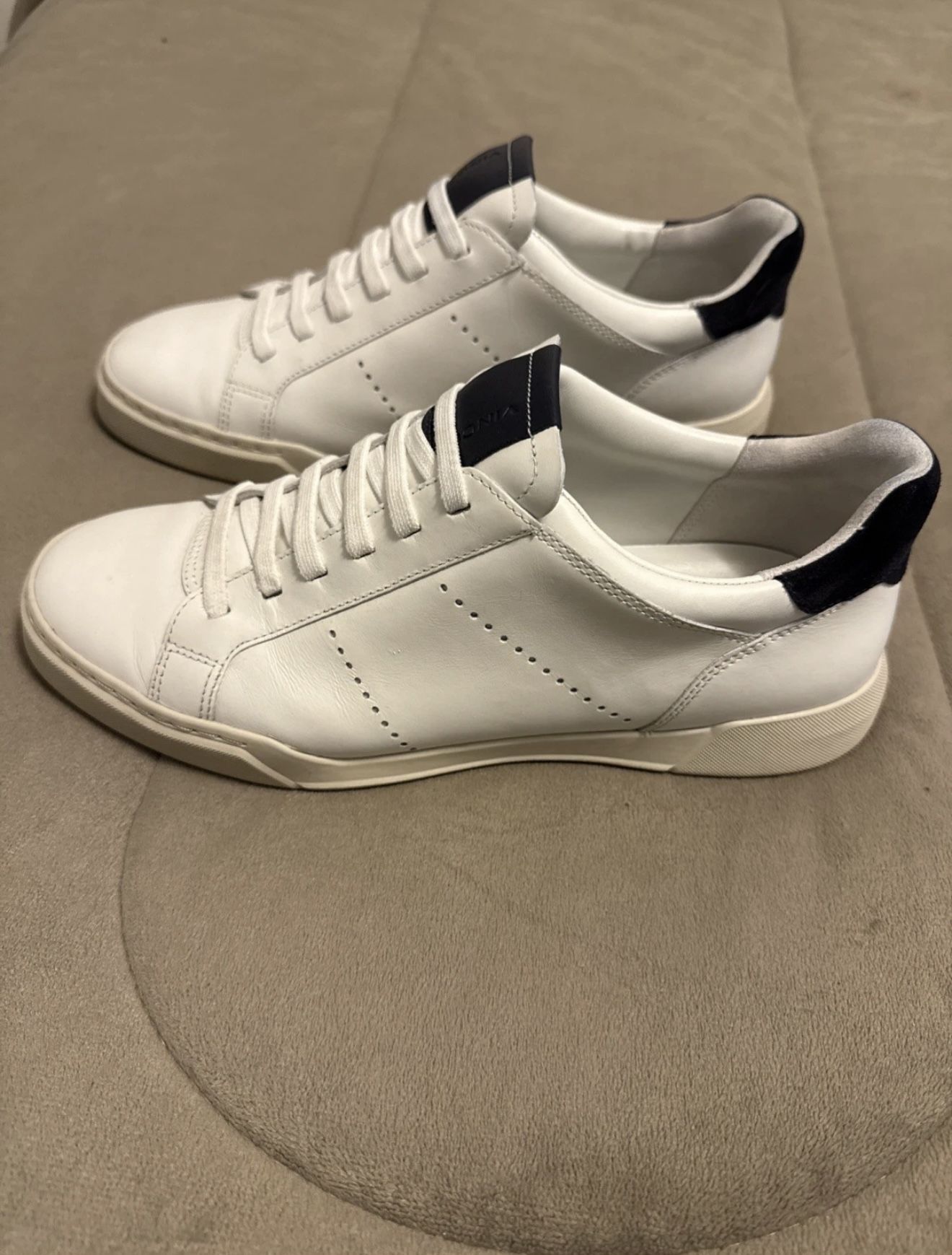 Vince Mercer B Leather Sneaker Men’s 9US WHITE