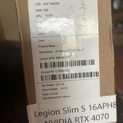 Legion Slim 5 Gen 8 (16″ AMD) Gaming Laptop