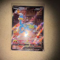 Pokémon Machamp V – Astral Radiance – #172 Alternate Full Art – Raw Card with Minor Crease