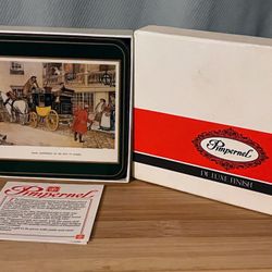 Harrods Pimpernel Coasters Dickensian Scenes Set of 6 In Box