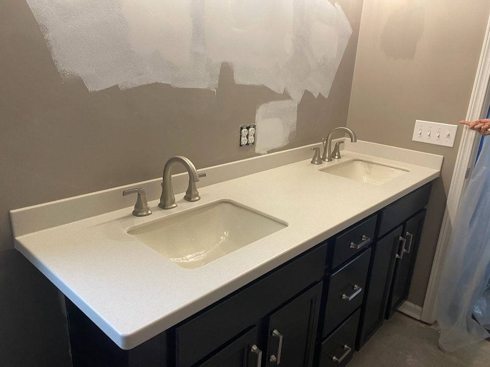 Double Sink Counter Top-Kohler!