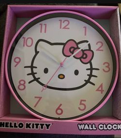 Hello kitty clock