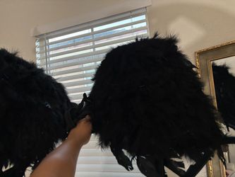 Black Angel Halloween Wings