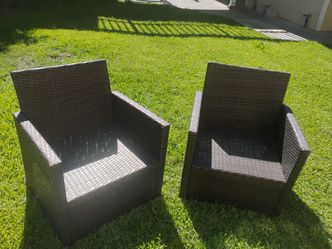 Chairs set of 2 outdoor