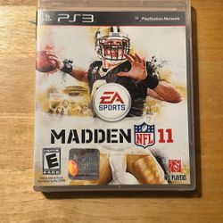 PS3 Madden NFL 11 