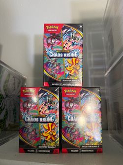 Pokémon Mega Evolution Chaos Rising Booster Bundle x3