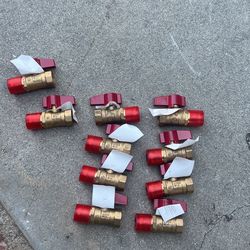 5/8 in. Flare x 1/2 in. Brass FIP Gas Ball Valve $5 Each 