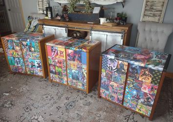 Marvel DC Solid Wood Drawers (3) $75/Ea Dresser Storage 