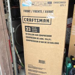 Brand new craftsman air compressor