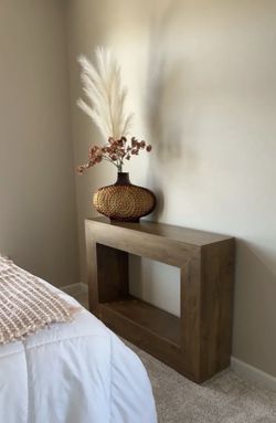 Mesa de entrada de madera 47.24 pulgadas (nueva en su caja)