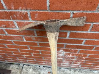 Vintage Brick Hammer with Wood Handle
