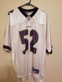 Authentic Baltimore Ravens #52 R.Lewis NFL Jersey Size L.