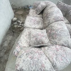 Flower Designed Couch 