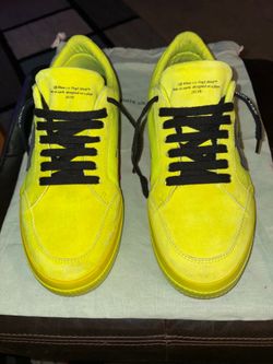 Authentic Off white vulcanized  Neon Green Sneakers Size EU 39