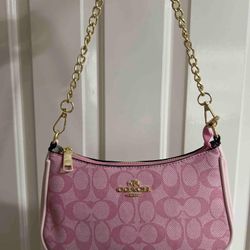 Pink Coach Shoulder Bag 