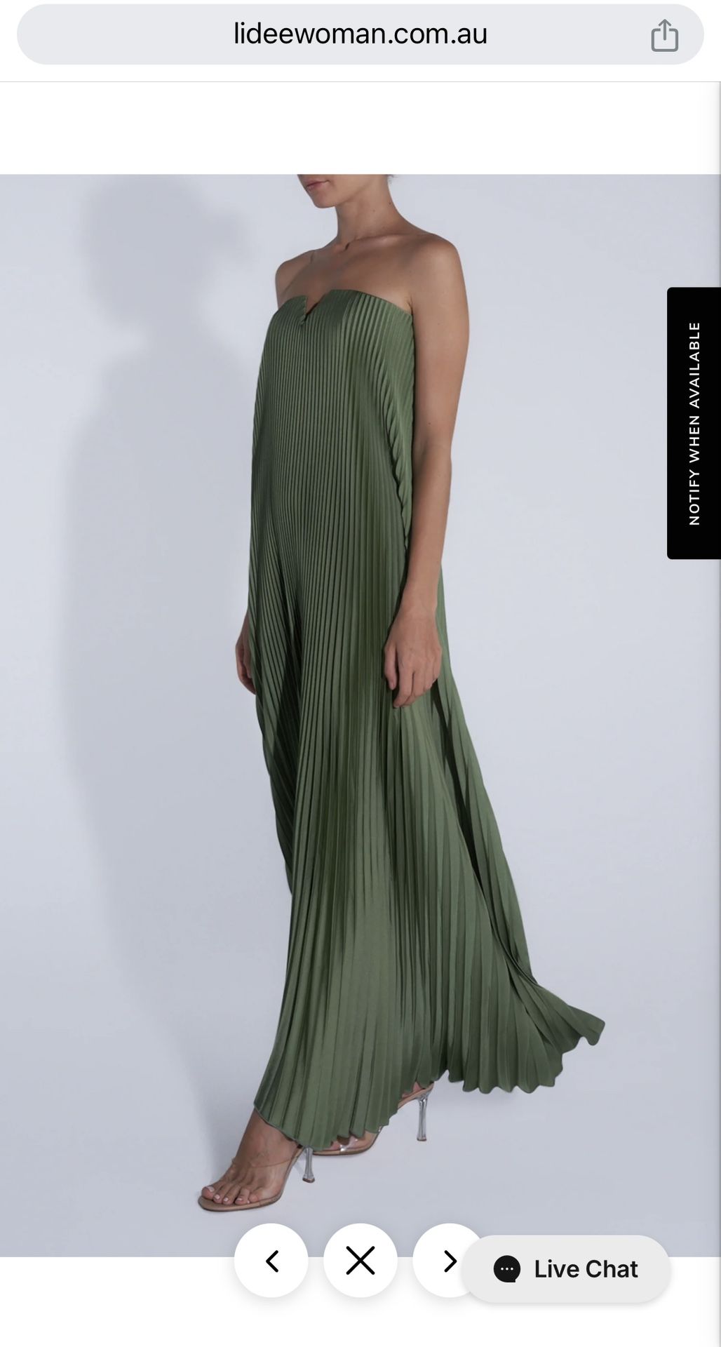LIDÉE Black Tie Gown
