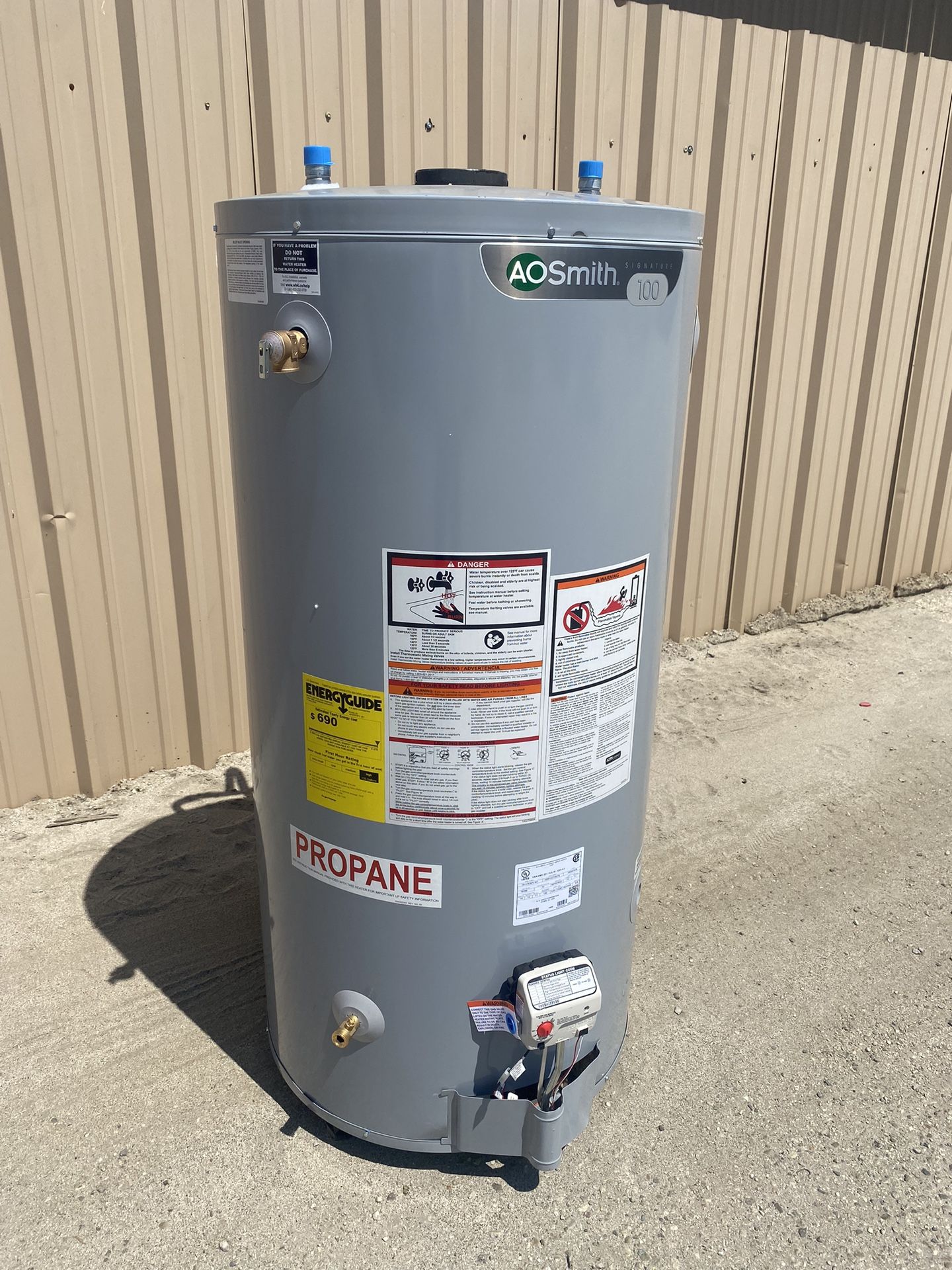 Propane 75 Gallon Water Heater