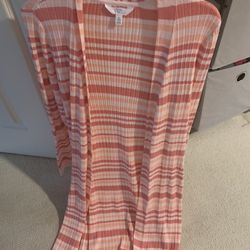 Womens Small Long Cardigan 