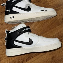 Nike Air Force 1 Mid '07 LV8 'White Black'