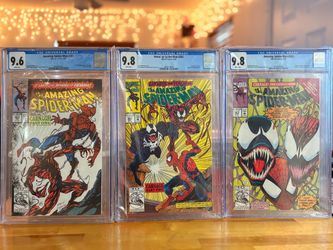 1992 Amazing Spider-Man #361, #362 & #363 | Carnage First Appearance Saga | CGC Graded 3-Comic Lot