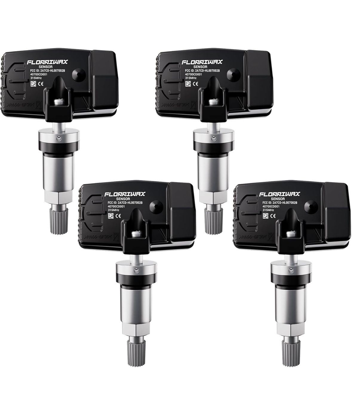 TPMS Sensor,Set of 4 315Mhz Tire Pressure Sensor Compatible with Nissan Infiniti Chevrolet Suzuki,Tire Sensor OE Replaces#1,40700JK01B,40700JA0