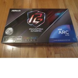 ASRock Intel Arc A770 Phantom Gaming D 8GB OC, 8GB DDR6, PCIe4, HDMI/3x DP RGB #FIRM $240$