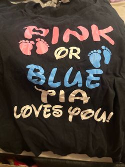 Gender reveal shirt