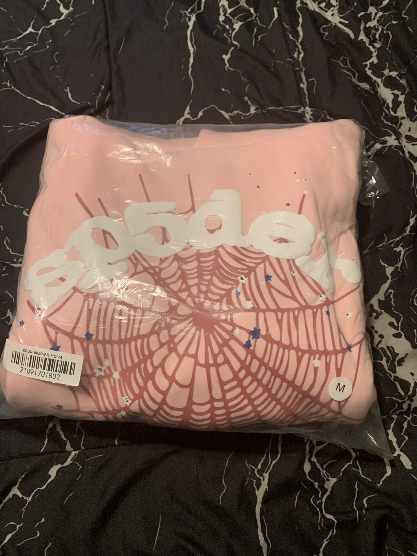 Spi5der Hoodie Size M Pink