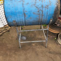 Steel Drum And Stand 