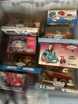Vintage Chevron Cars Collectible Toys