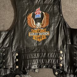 Men’s Leather Vest 