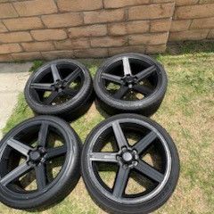 265/35/R22.  4-IROC Rims And Tires